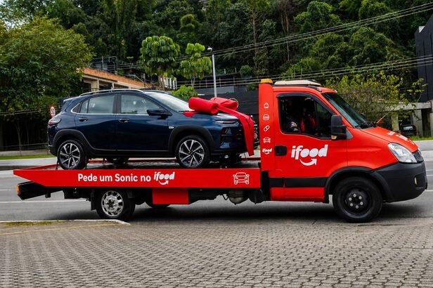 iFood entrega carro da Chevrolet pelo aplicativo