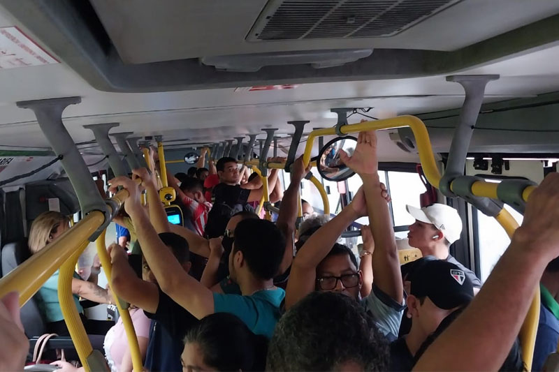 6 em cada 10 passageiros estão insatisfeitos com ônibus no Brasil