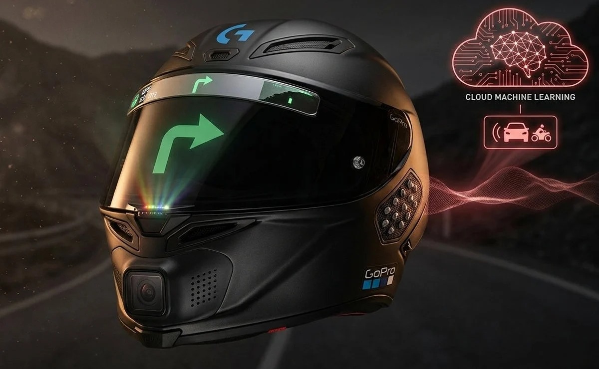 GoPro prepara capacete com câmera e IA