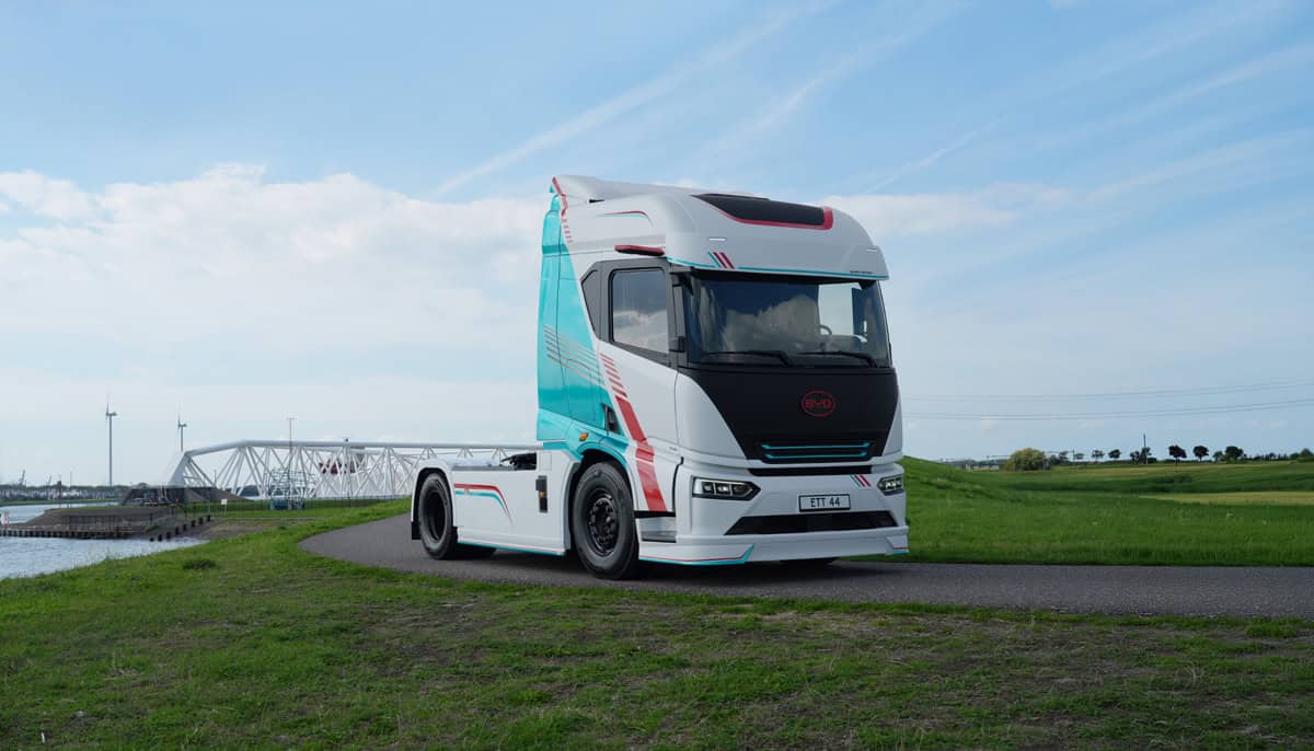 BYD lança caminhão elétrico que ganha 400 km em 20 minutos