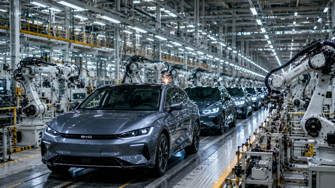 BYD produz um carro a cada 20 segundos e redefine a disputa global dos elétricos
