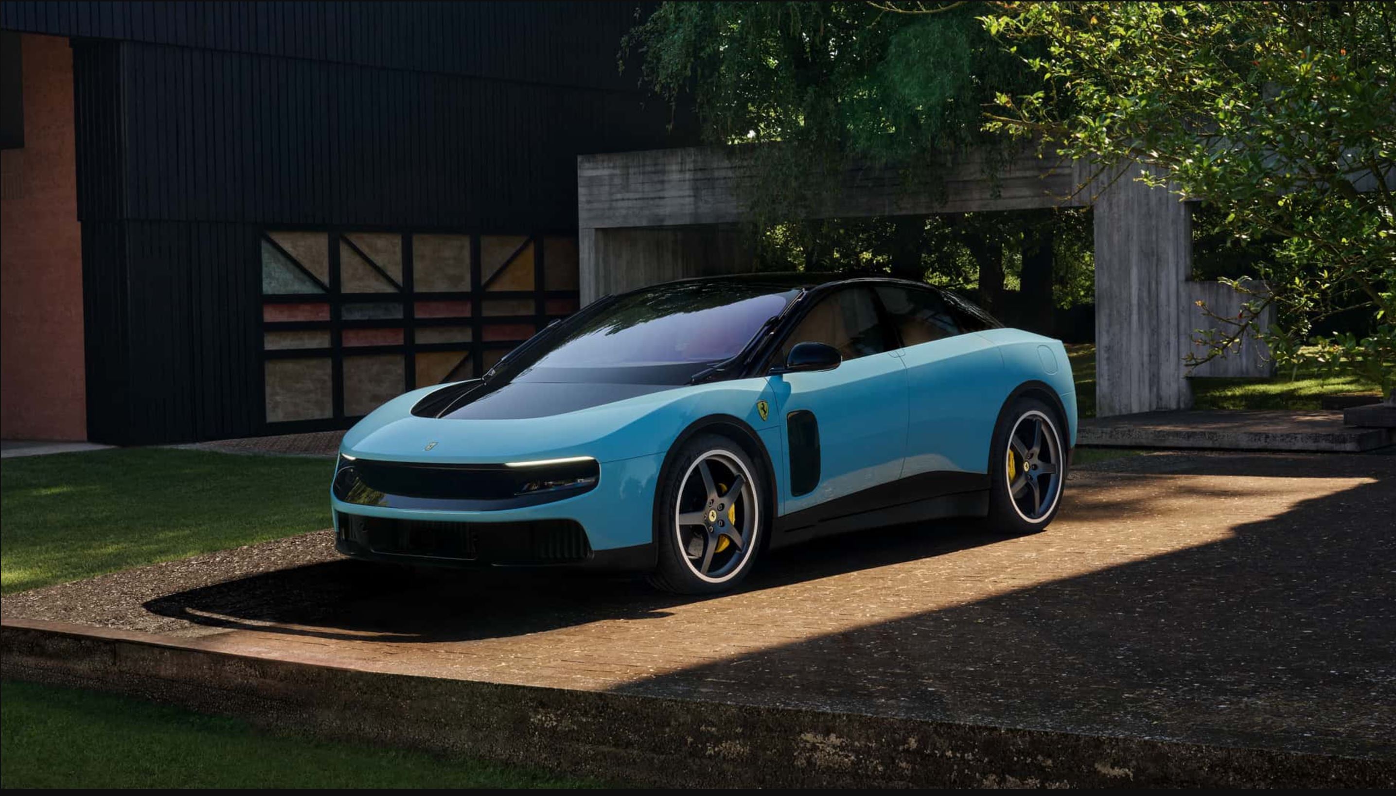 Ferrari revela seu primeiro carro elétrico com 1.050 cv e visual polêmico